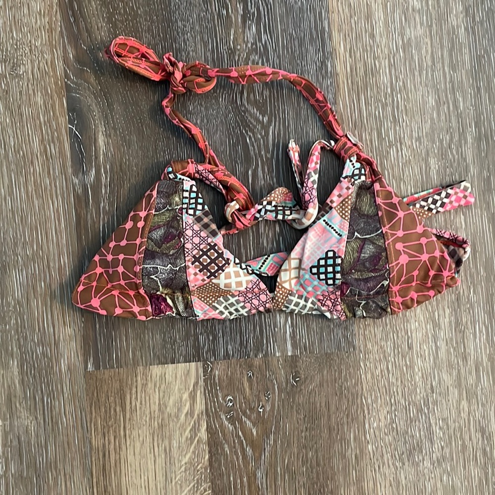 Maaji Reversible bathing suit top.